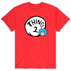 Licensed Character Men's Dr. Seuss Thing Two Tee Grey -Licensed Character Shop unnamed file 4095