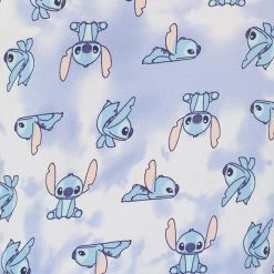 Licensed Character Women's Disney's Lilo & Stitch Tie Dye Long Sleeve Pajama Top & Banded Bottom Pajama Pants Set -Licensed Character Shop unnamed file 412