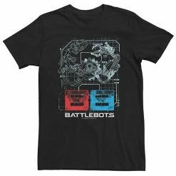 Licensed Character Big & Tall BattleBots Schematic Logo Tee
