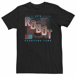 Licensed Character Big & Tall BattleBots It's Robot Fighting Time Poster Tee