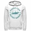 Licensed Character Men's Outer Banks Pogue Life Blue Hue Portrait Hoodie -Licensed Character Shop unnamed file 41310