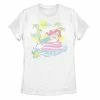 Licensed Character Disney's The Little Mermaid Juniors' Ariel Beach Portrait Tee -Licensed Character Shop unnamed file 41366