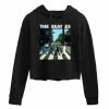 Licensed Character Juniors' The Beatles Vintage Abbey Road Cropped Graphic Hoodie -Licensed Character Shop unnamed file 4141