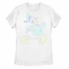 Licensed Character Disney's Mickey And Friends Juniors' Donald Duck Neon Portrait Graphic Tee -Licensed Character Shop unnamed file 41438