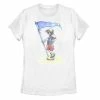 Licensed Character Juniors' Kingdom Hearts Sora With Flag Watercolor Graphic Tee -Licensed Character Shop unnamed file 41441