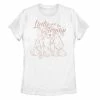 Licensed Character Juniors' Disney Lady And The Tramp Outline Tee -Licensed Character Shop unnamed file 41473