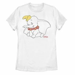 Licensed Character Disney's Dumbo Juniors' Outline Logo Graphic Tee