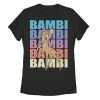 Licensed Character Disney's Bambi Juniors' Name Stack Graphic Tee -Licensed Character Shop unnamed file 41482