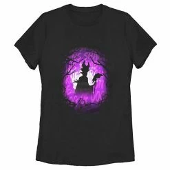 Licensed Character Disney's Sleeping Beauty Juniors' Maleficent Silhouette Tee