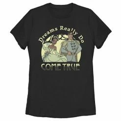 Licensed Character Disney's The Princess & The Frog Juniors' Dreams Really Do Come True Tee