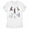 Licensed Character Juniors' Disney Frozen 2 Character Graphic Tee -Licensed Character Shop unnamed file 41567