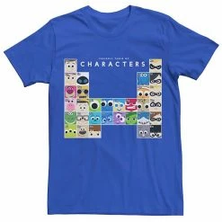 Licensed Character Men's Disney Pixar Periodic Table Of Characters Tee Royal -Licensed Character Shop unnamed file 4157