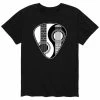 Licensed Character Men's Yin Yang Guitar Pick Tee Blue