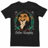 Licensed Character Men's Disney The Lion King Scar Define Naughty Tee -Licensed Character Shop unnamed file 4164