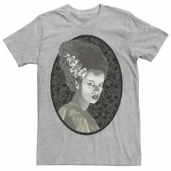 Licensed Character Men's Universal Monsters Bride Of Frankenstein Illustrated Graphic Tee