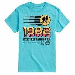 Licensed Character Men's ET 1982 Logo Tee Blue -Licensed Character Shop unnamed file 4170