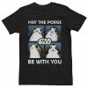 Licensed Character Men's Star Wars May The Porgs Be With You Tee -Licensed Character Shop unnamed file 41710