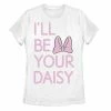 Licensed Character Disney's Mickey And Friends Valentine's Day Juniors' "I'll Be Your Daisy" Tee -Licensed Character Shop unnamed file 41755