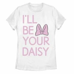 Licensed Character Disney's Mickey And Friends Valentine's Day Juniors' "I'll Be Your Daisy" Tee