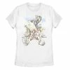 Licensed Character Juniors' Kingdom Hearts Group In The Clouds Graphic Tee -Licensed Character Shop unnamed file 41792
