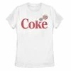 Licensed Character Juniors' Coca-Cola Coke With Buttons Logo Graphic Tee -Licensed Character Shop unnamed file 41793