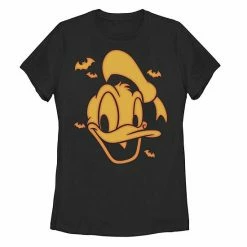 Licensed Character Disney's Mickey Mouse & Friends Juniors' Halloween Donald Carving Graphic Tee