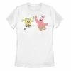 Licensed Character Juniors' SpongeBob SquarePants & Patrick High Five Tee -Licensed Character Shop unnamed file 41837
