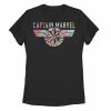 Licensed Character Juniors' Captain Marvel Tie-Dye Logo Tee -Licensed Character Shop unnamed file 41844