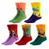 Licensed Character Men's SpongeBob 5-Pack Crew Socks -Licensed Character Shop unnamed file 4189