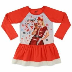 Licensed Character Girls 4-12 Jojo Siwa Holiday Dancing Through The Snow Nightgown