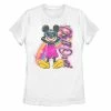 Licensed Character Disney's Mickey Mouse & Friends Juniors' Relaxing Airbrush Graphic Tee -Licensed Character Shop unnamed file 41988