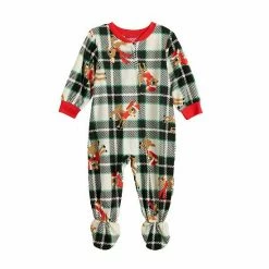 Licensed Character Baby Jammies For Your Families® Rudolph The Red Nosed Reindeer Footed Pajamas