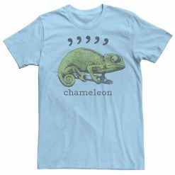 Licensed Character Men's Comma Chameleon Portrait Tee Silver