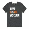 Licensed Character Boys 8-20 Live Love Soccer Graphic Tee Grey -Licensed Character Shop unnamed file 4204