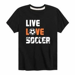 Licensed Character Boys 8-20 Live Love Soccer Graphic Tee Grey -Licensed Character Shop unnamed file 4205