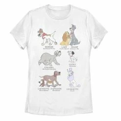 Licensed Character Disney's Dogs Of Disney Juniors' Dog Breeds Graphic Tee