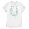 Licensed Character Juniors' Star Wars "May The Fourth Be With You" Baby Yoda Tee -Licensed Character Shop unnamed file 42153