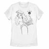 Licensed Character Juniors' Disney The Little Mermaid Ariel And Flounder Tee -Licensed Character Shop unnamed file 42204