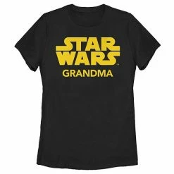Licensed Character Star Wars Grandma Classic Title Logo Tee