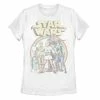 Licensed Character Juniors' Star Wars Rainbow Retro Group Graphic Tee -Licensed Character Shop unnamed file 42248