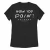 Licensed Character Juniors' Friends "How You Doin'?" Graphic Tee -Licensed Character Shop unnamed file 42278
