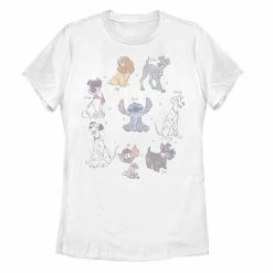 Licensed Character Disney's Dogs Of Disney Juniors' Name Portraits Graphic Tee