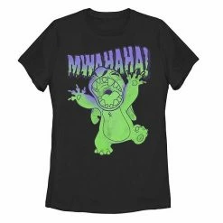 Licensed Character Disney's Lilo & Stitch Juniors' Halloween Mwahaha Graphic Tee