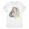 Licensed Character Juniors Disney Pocahontas Dream-Catcher Sketch Missy Crew Tee -Licensed Character Shop unnamed file 42311