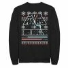 Licensed Character Men's Star Wars Luke Vader Face Off Ugly Christmas Sweater Sweatshirt Navy -Licensed Character Shop unnamed file 4233