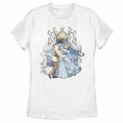 Licensed Character Disney's Cinderella Juniors' Dancing With Prince Charming Tee