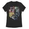 Licensed Character Juniors' Harry Potter Colorful School Crest Graphic Tee -Licensed Character Shop unnamed file 42379