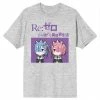 Licensed Character Men's ReZero Chibi Rem & Ram Tee -Licensed Character Shop unnamed file 42408