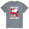 Licensed Character Men's Peanuts Sweetheart Tee Blue -Licensed Character Shop unnamed file 42534