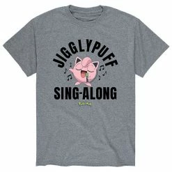 Licensed Character Men's Pokémon Jigglypuff Sing-Along Tee Blue